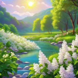 Плывёт черемуховый дым...