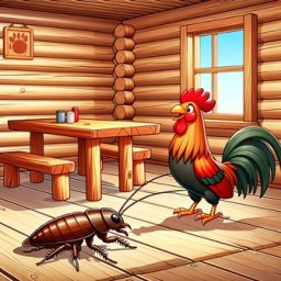 Петух и хвастливый таракан Сказка в стихах Петух и хвастливый таракан Сказка в стихах
