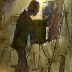 Анастасия Ахромеева - В мастерской