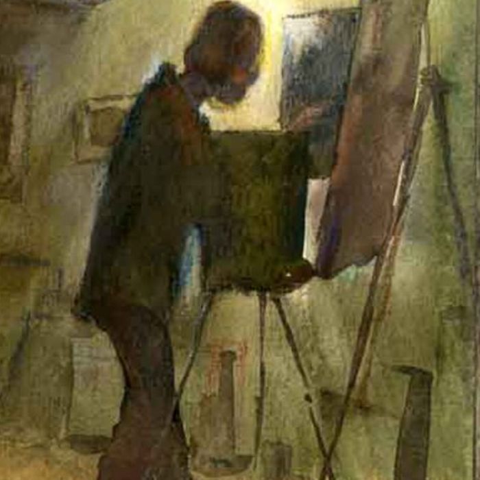 Анастасия Ахромеева - В мастерской